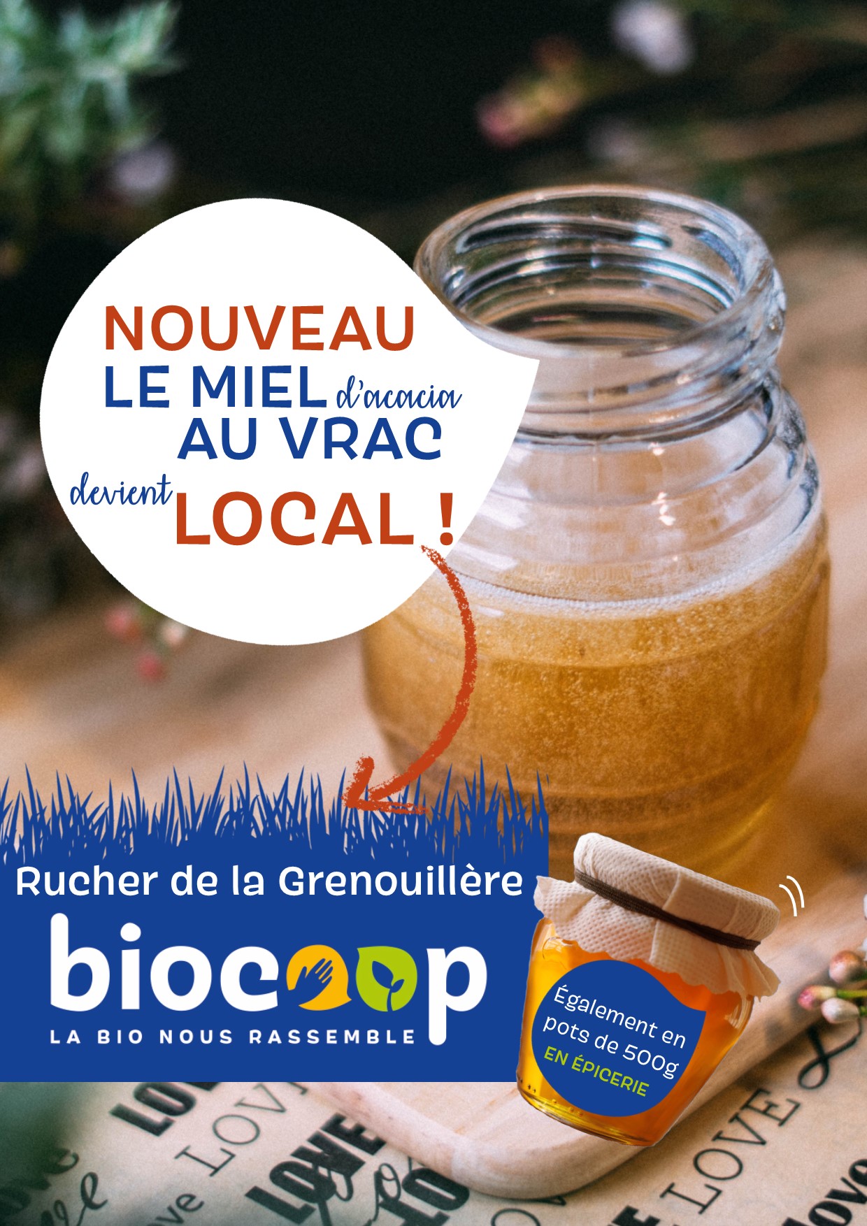 Du miel LOCAL et au VRAC !