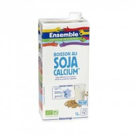 Boisson végétale au soja enrichie en calcium 1L